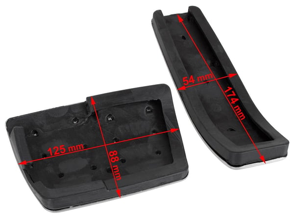 VW Touareg I II 02-13 AUTOMATISK pedalskydd 2 st. SET