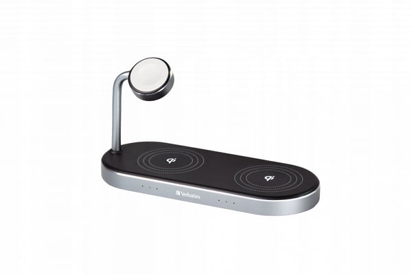 Verbatim WCS-03 3-i-1 Apple Watch iPhone-opladerstander