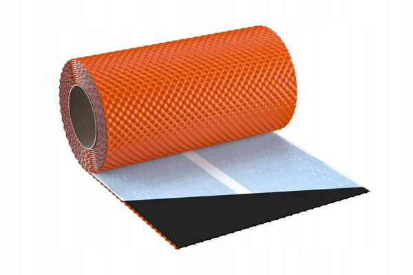 AL FLEX 3D skorstenstejp 300mm x 5m RAL 8004