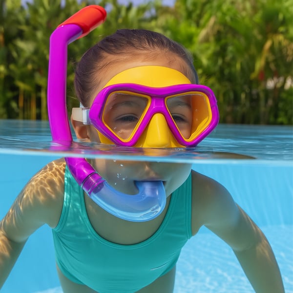 Bestway Dykkersæt - Maske med snorkel og svømmebriller