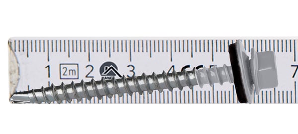 Landmandsskruer GTF2 Z14 4,8x60mm RAL 9006