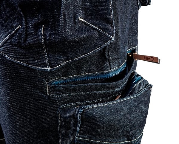DENIM KORTE ÆRMER STØRRELSE XL - T N81-279XL
