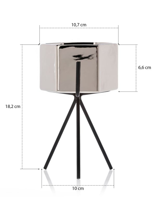 Sashi Sølv Urtepotte 18,5 cm