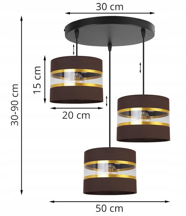 Loftshængende lampe lysekrone lampeskærm moderne