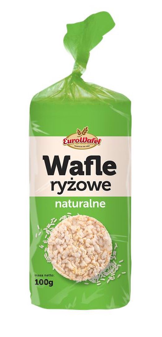Eurowafel Luonnonmukaiset riisivohvelit 100 g