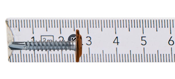GM-B monteringsforbindelser 4,2x25mm RAL 8003