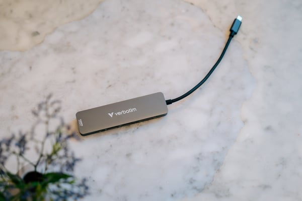 Verbatim Multi Port Essentials USB-hub USB-C PD, USB-A 3.0, USB-A 2.0, HDMI, SD/microSD