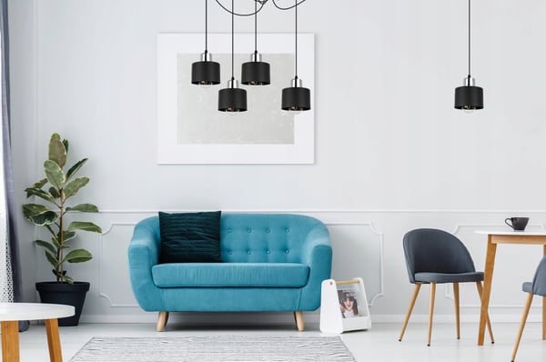 MODERNI KATTOVALAISIN MUSTA LED-VALAISIN