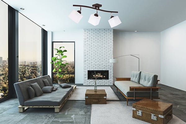 x 60 W LED-kattovalaisin