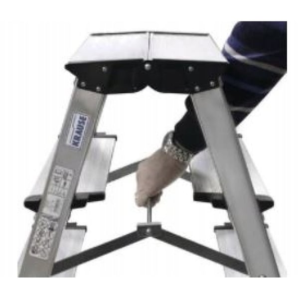 Treppo-taittoaskelmat 2x3 askelmaa 126030 KRAUSE