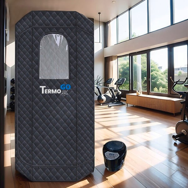 Kannettava Thermo GO -höyrysauna yhdistelmätuolilla Home SPA 180x53x53cm