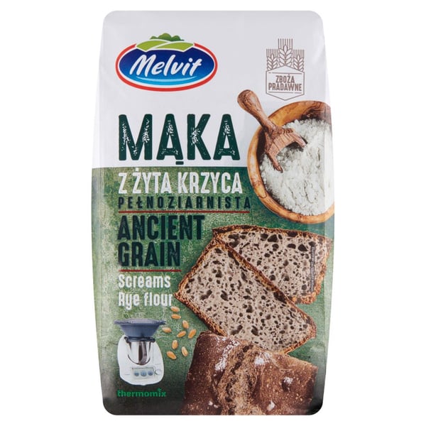 Melvit täysjyväruisjauho 1 kg