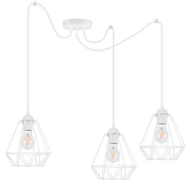Hængende loftslampe lysekrone SPIDER loft E27 LED