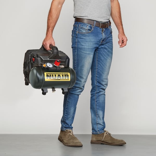 OLIEFRI KOMPRESSOR 6L 8 BAR LÆDMÆRKET 59DB 1KM - N/B2BE104NUA
