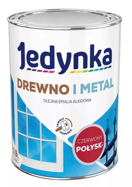 ALKYD EMALJE TIL TRÆ OG METAL RØD 0,9L - 5EMAL.CZE0.9 ALKYD EMALJE TIL TRÆ OG METAL RØD 0,9L - 5EMAL.CZE0.9