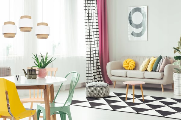 Hængende lampe, loftslysekrone, lampeskærm, boho juta