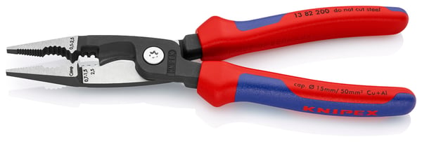 Tænger til elektrisk installationsarbejde 200 mm - KN 13 82 200