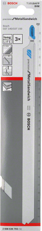 STICKSÅGSBLAD T1018AFP 3 ST - B 2608636793