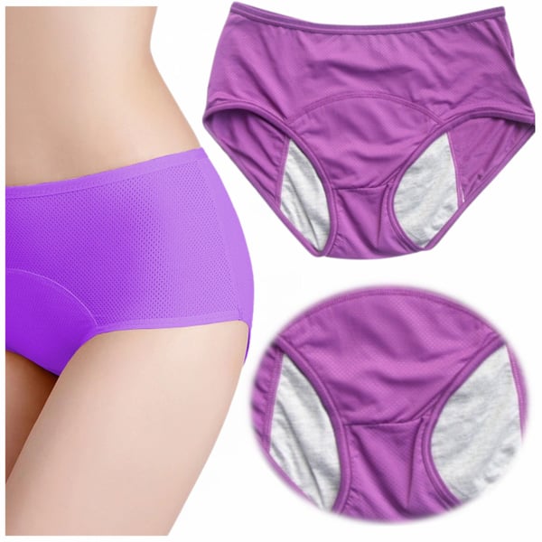 Lila XXL menstruationsbukser