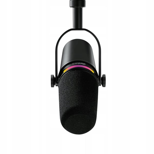 Shure MV7-K - XLR/USB-C Sort Voice-Over Mikrofon