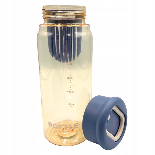 Kestävä urheilujuomapullo porrastetulla suodattimella 650 ml