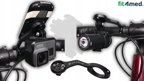 Universel cykelstyreholder til Garmin Cycplus iGPSport GoPro og lommelygte