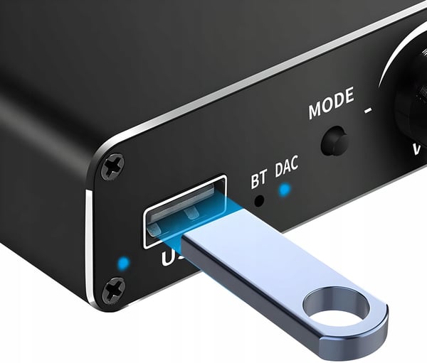 BLUETOOTH 5.0 -VASTAANOTIN, LÄHETYS, ÄÄNIMOUNIN, DA-VAIHDINNIN, 5.1 BT CINCH, AUX, USB