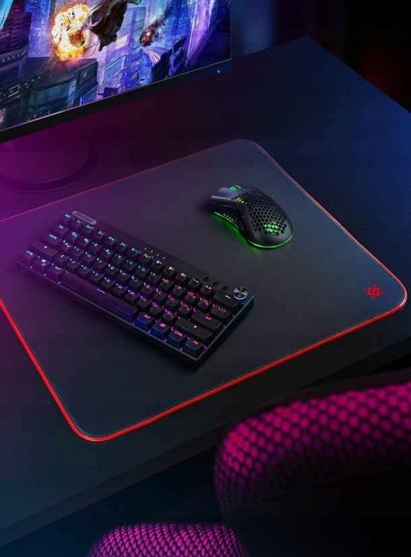 Defender Gaming-musmatta svart XXL 400x355x3mm