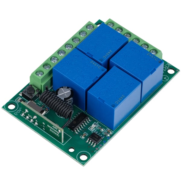 Relæmodul med 433 MHz fjernbetjening
