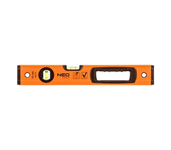 ALUMINIUMNIVÅ S 400 3 NIVÅER 2 HANDTAG 40CM - T N71-141 ALUMINIUMNIVÅ S 400 3 NIVÅER 2 HANDTAG 40CM - T N71-141