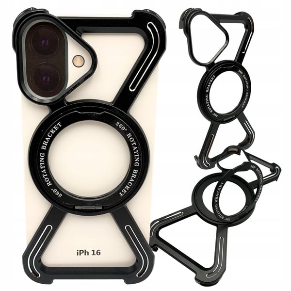 iPhone 16 suojakotelo Pansar MagSafe metalli titaani 360 astetta