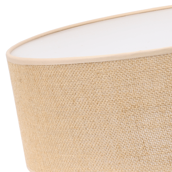 TAKLAMPA JUTA PLEXI BEIGE 50CM E27