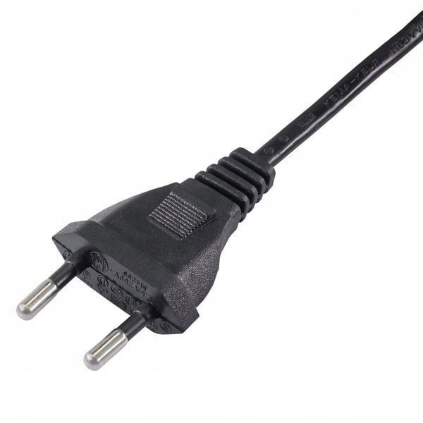 Akyga AK-RD-02A kannettavan tietokoneen virtajohto 2-nastainen kahdeksan IEC C7 CEE 7/16 3m EU-pistoke