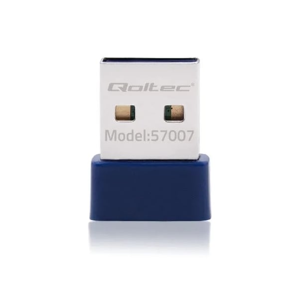 Qoltec Mini Wi-Fi-netværkskort Trådløst BT 4.0 | Standard N