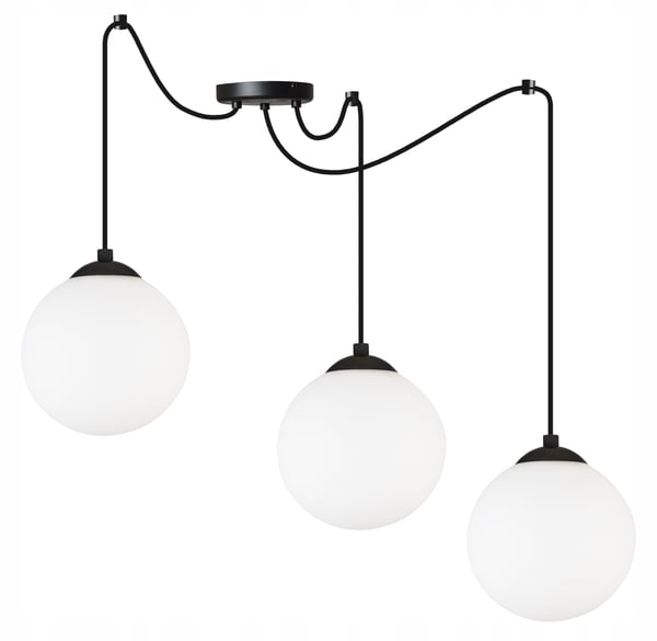 KATTOVALAISIMEN HÄMÄHÄKKIPALLO MUSTA LED 15CM