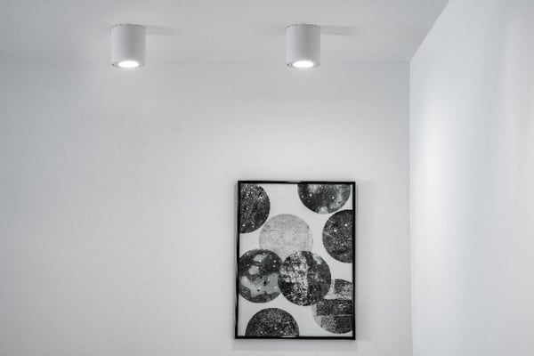 Påbygningsmonteret HALOGEN Spot Tube Justerbar EGIO GU10 LUMILED Rund Hvid 83mm
