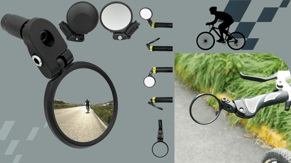 Mini 360 cykelspegel för styre