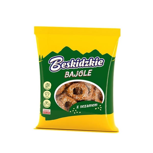 Beskidzkie-bagelit seesaminsiemenillä 200 g Beskidzkie-bagelit seesaminsiemenillä 200 g