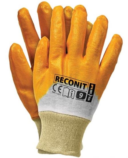 NITRILHANDSKER MED MANCHETTER, GULE, RECONIT-Y 8, NITROS - 12,0 PAR - REK OGR 448 NITRILHANDSKER MED MANCHETTER, GULE, RECONIT-Y 8, NITROS - 12,0 PAR - REK OGR 448