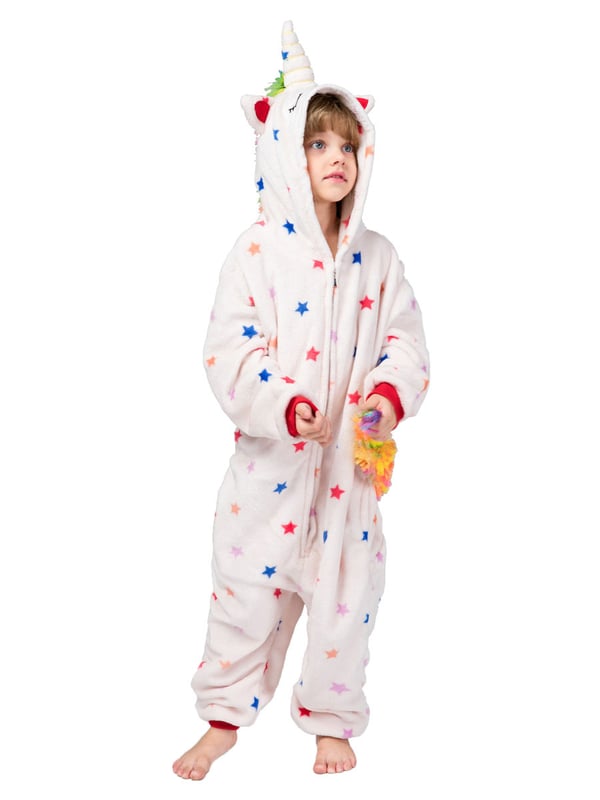 Heldragt pyjamas varm pyjamas i ét stykke kigurumi enhjørning jumpsuit s