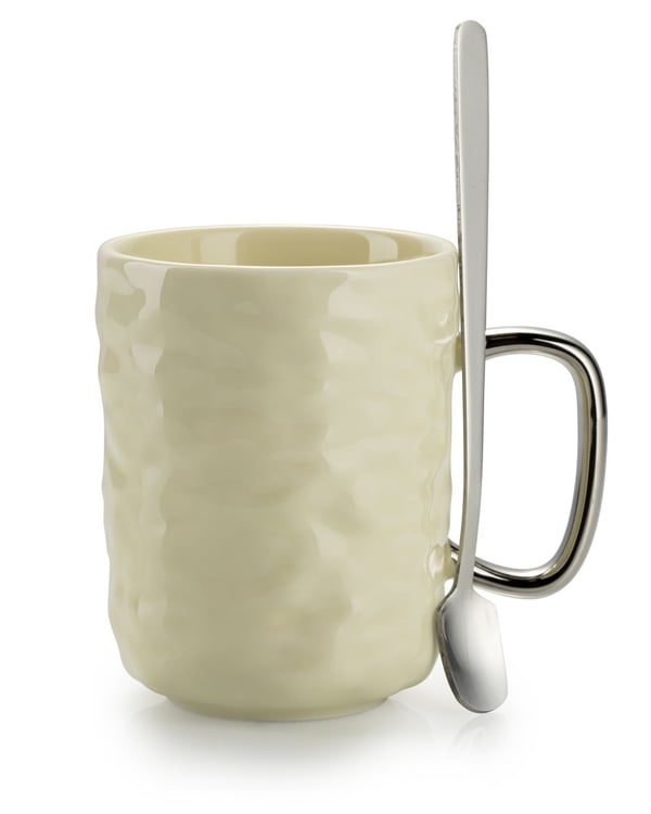Selena Silver Cream Kaffeset 6 st