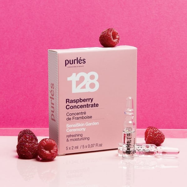 Purles 128 Hallonkoncentrat 5x2ml