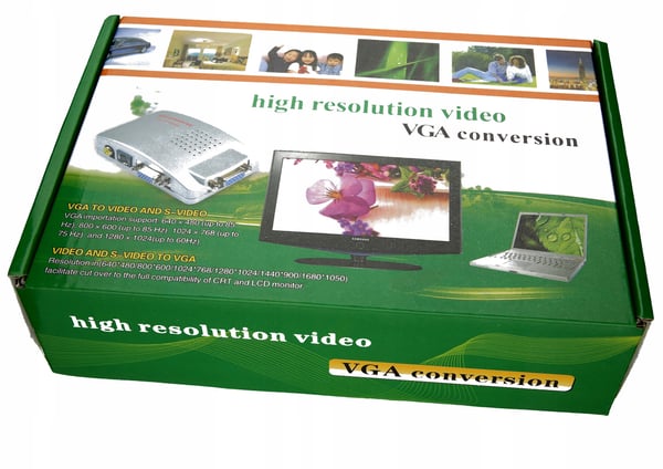 BNC S-VIDEO VGA AV - VGA SIGNAALIMUUNNINSARJA