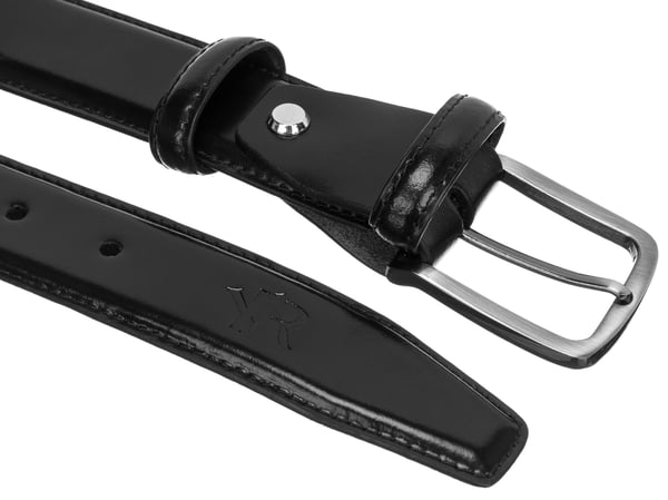 Herrbälte i läder RPM-14-115-SPL-6639 Svart