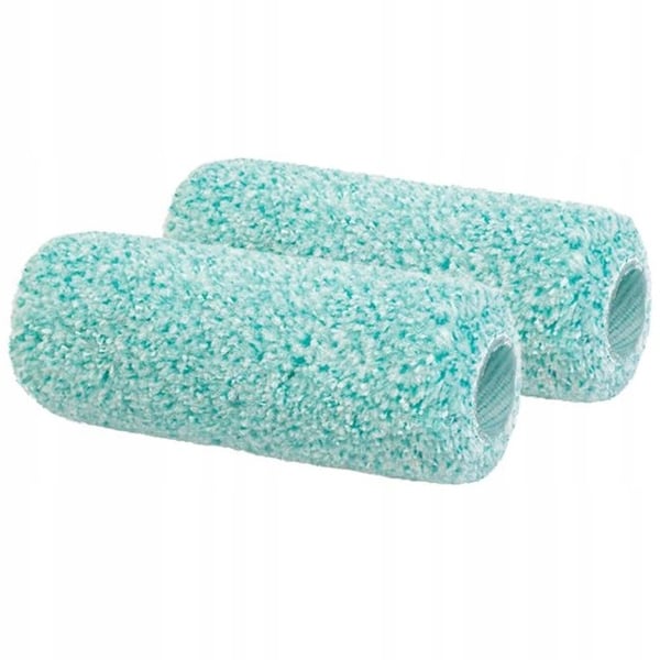 Motiv 2x Korg maleruller grøn fiber 10cm 10mm 030 640