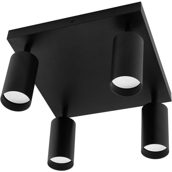 Taklampa spotreflektor SPOT TUBA halogenlamparmatur 4x GU10 TABULA LUMILED