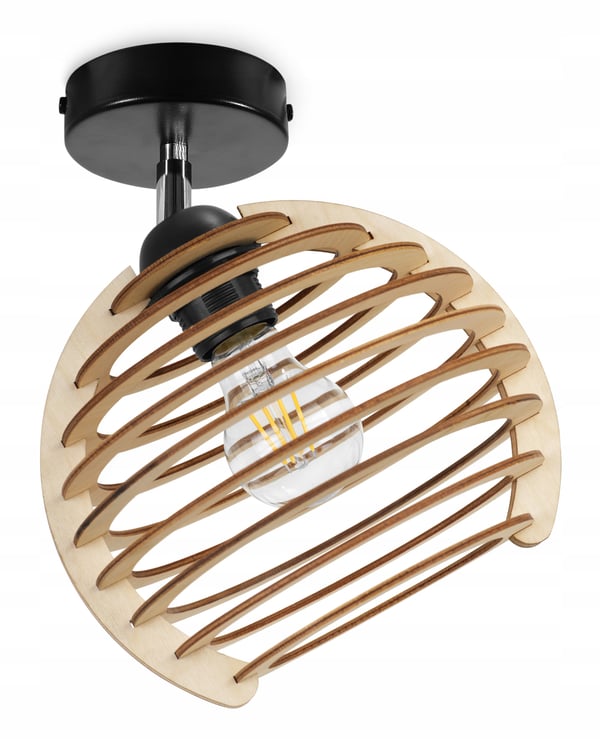 MODERNE LED TRÆKULDELOFTSLAMPE