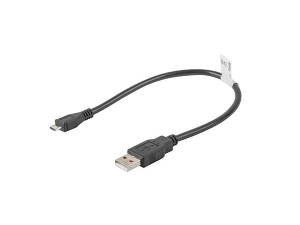 Lanberg mini AM-BM5P(canon) USB 2.0-kabel ferrit 1,8m sort
