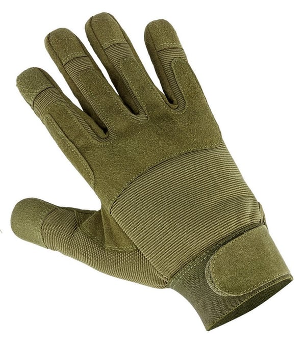 TAKTISK HANDSKER, SYNTETISK LÆDER, STØRRELSE 9 - T N97-608-9
