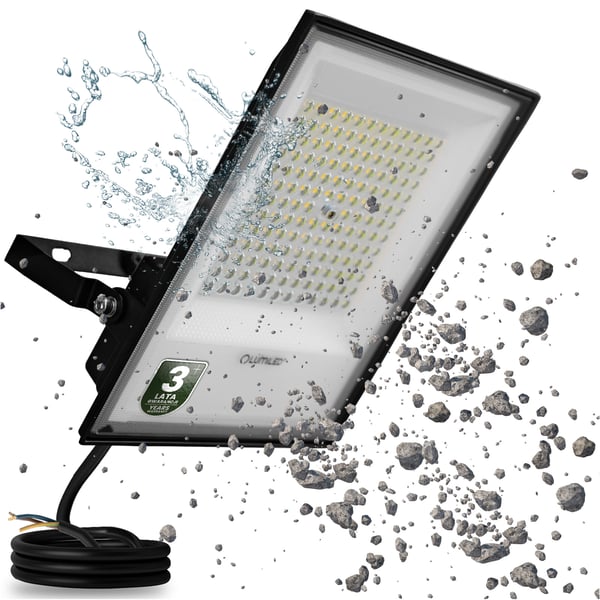 Ulkokäyttöinen LED-valaisimet BRIGHT vedenpitävä 50W 5500lm 4000K IP65 LUMILED